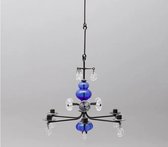 Hanging Candelabra By Erik Hoglund Produced By Boda, Sweden photo for sale