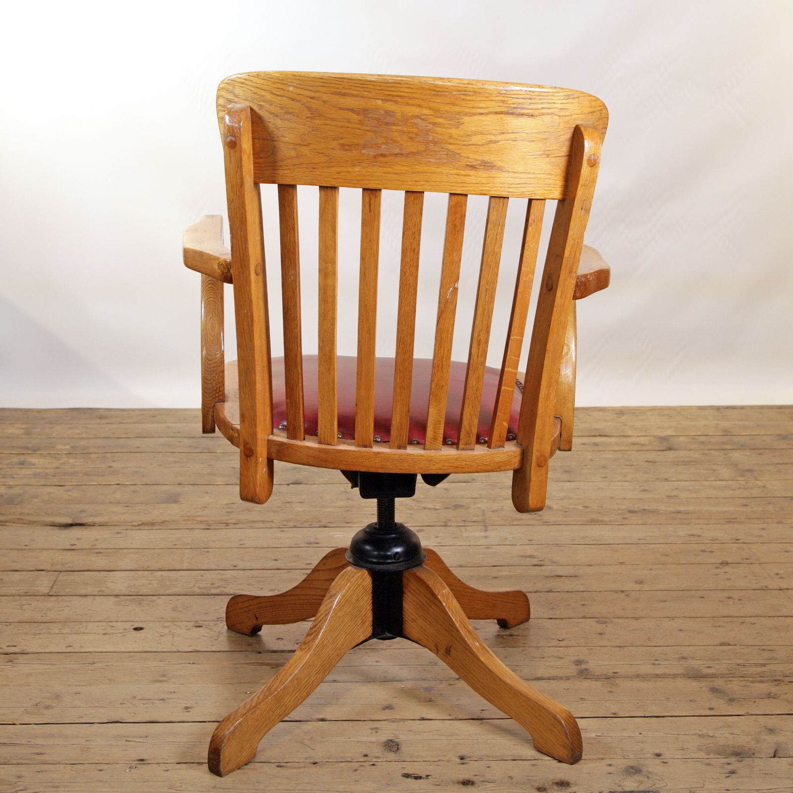 A Fully Restored, Edwardian, Oak, Revolving Armchair, Circa 1910. photo furniture
