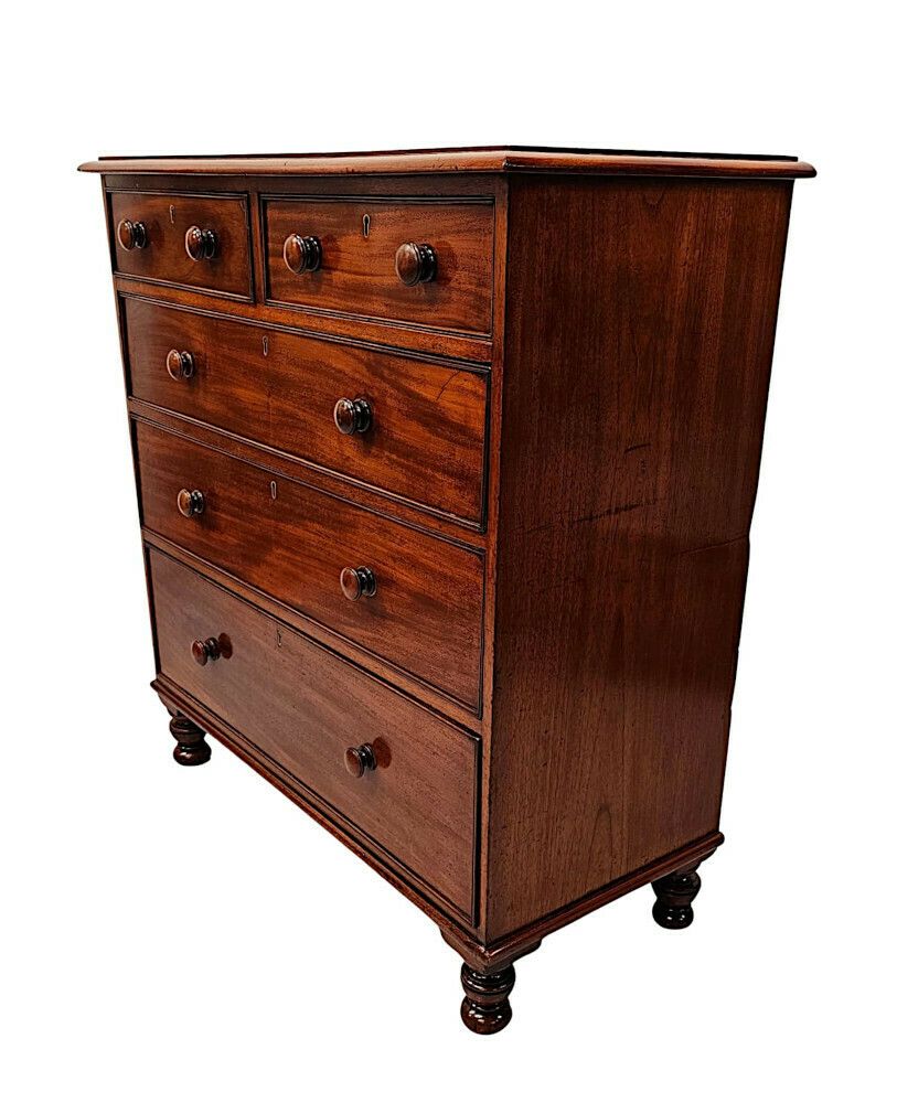 A Very Fine Irish Early 19th Century Chest Of Drawers photo furniture