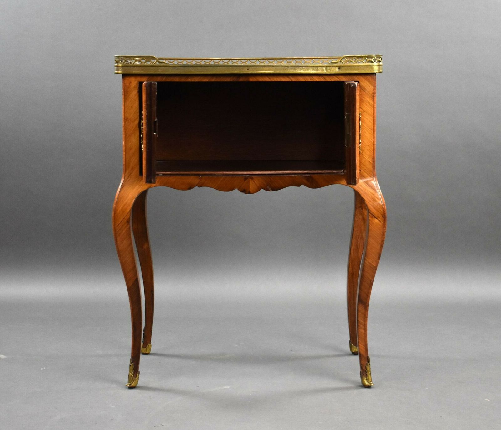 Antique French Marquetry Side Cabinet photo Furniture