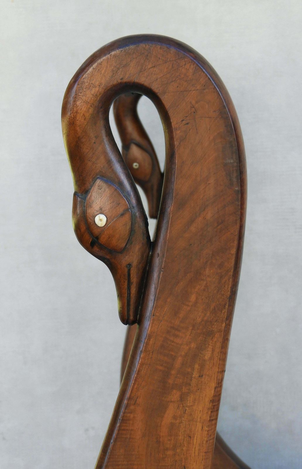 Antique 'Swan Neck' Bed C1900 France photo vinterior