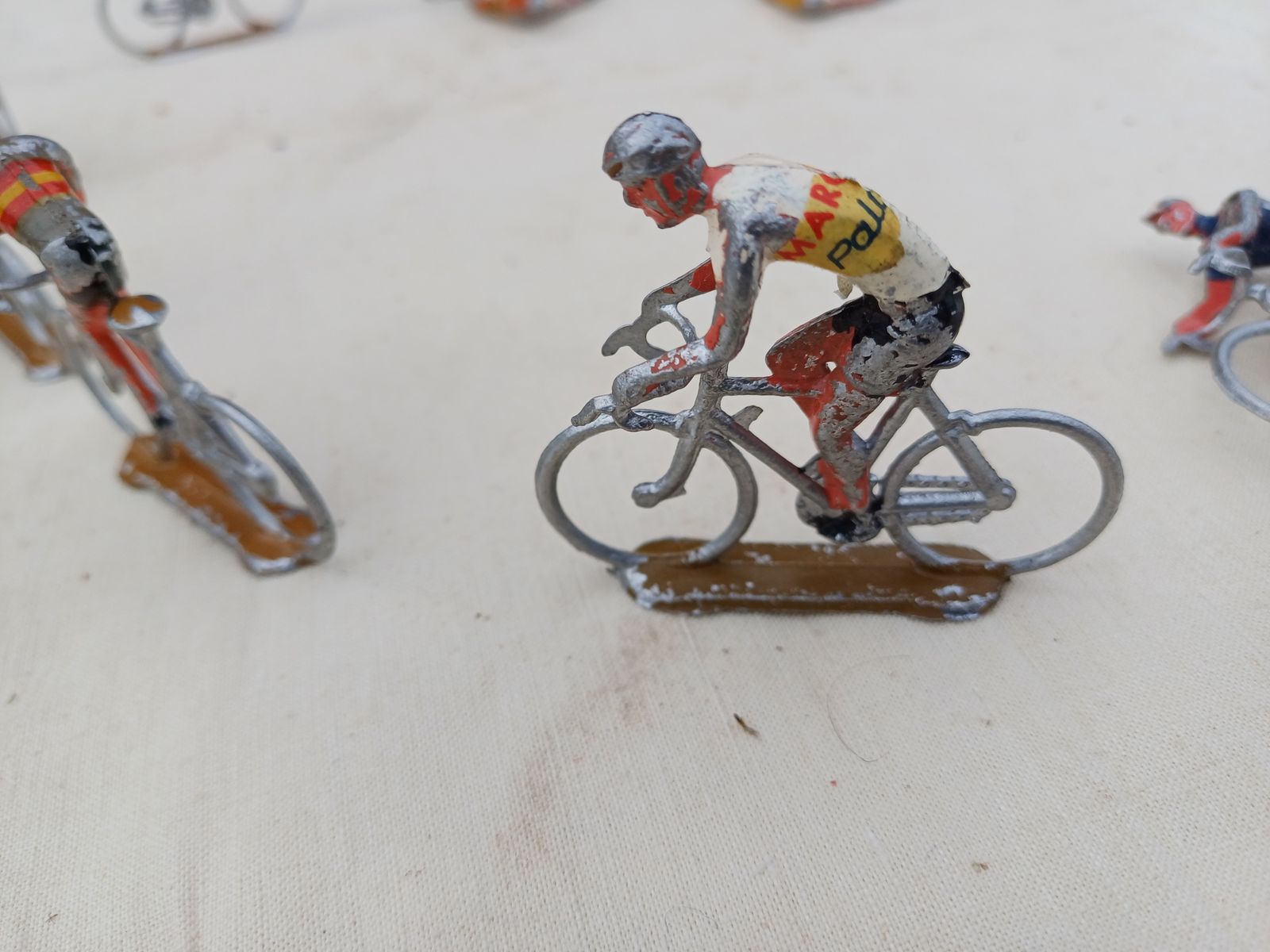 10 Tour De France Riders In Aluminum photo buy