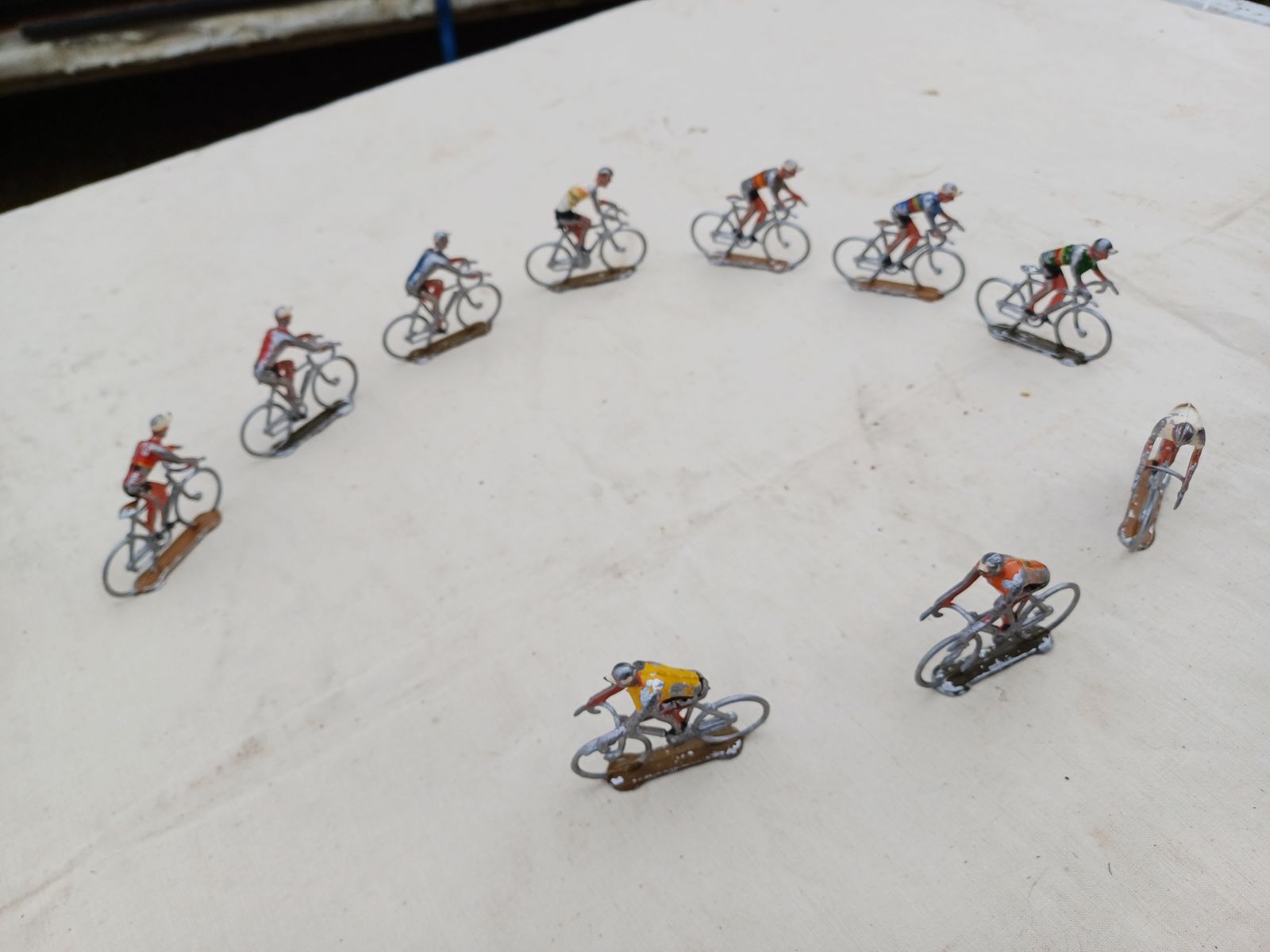 10 Tour De France Riders In Aluminum