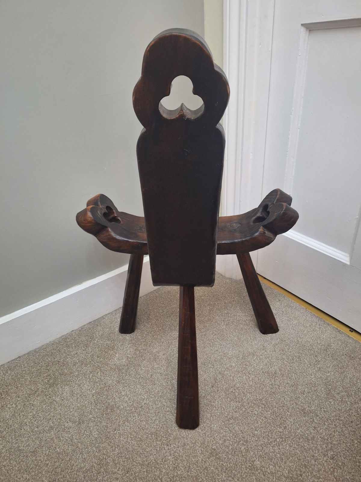 Vintage Baroque Spanish Birthing Chair photo Furniture