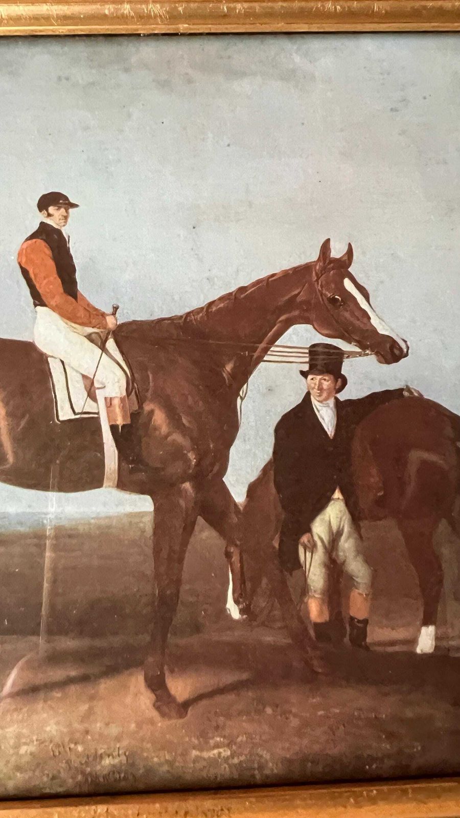 Elis   Equestrian 1900’s Picture After 1833 Painting Chestnut Horse By Abraham Cooper photo buy