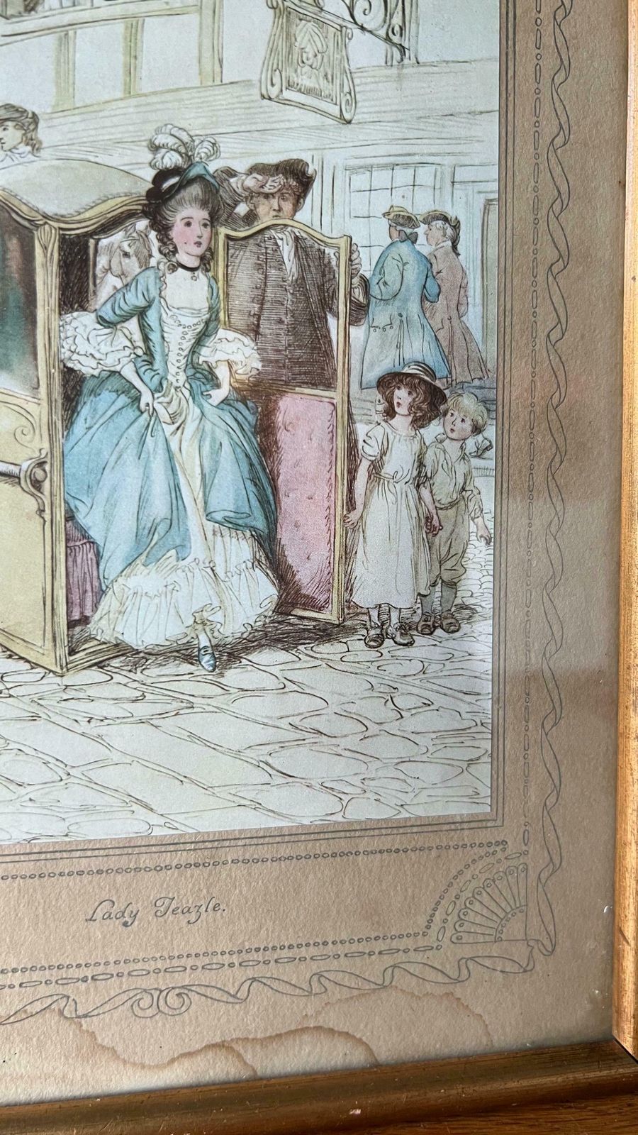 The School For Scandal. : "Lady Teazle" Picture 1911 photo Art