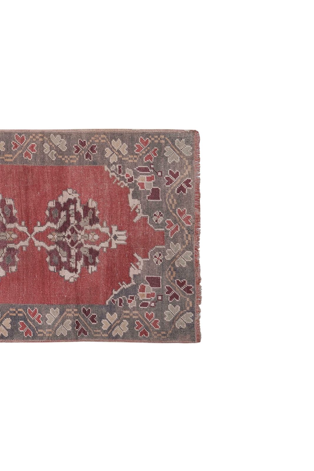 Anatolian Turkish Hand Knotted Runner 3'3'' X 7'8'' photo Textiles
