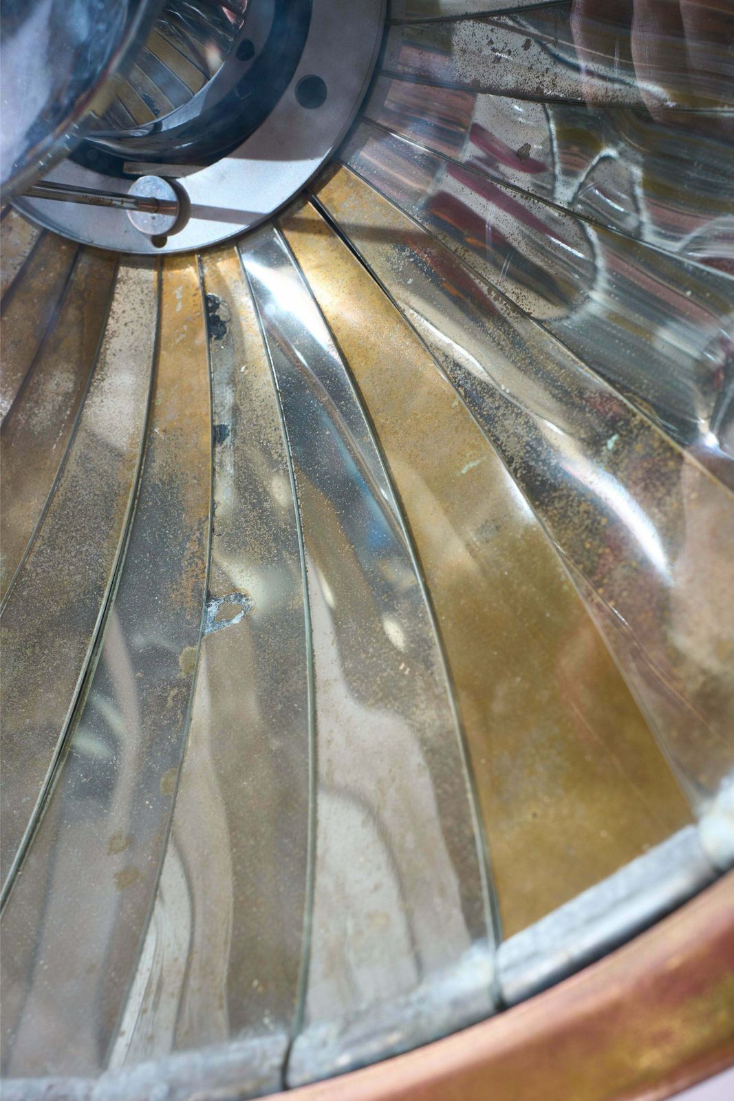20th Century Chrome And Brass Medical Floor Lamp photo vinterior