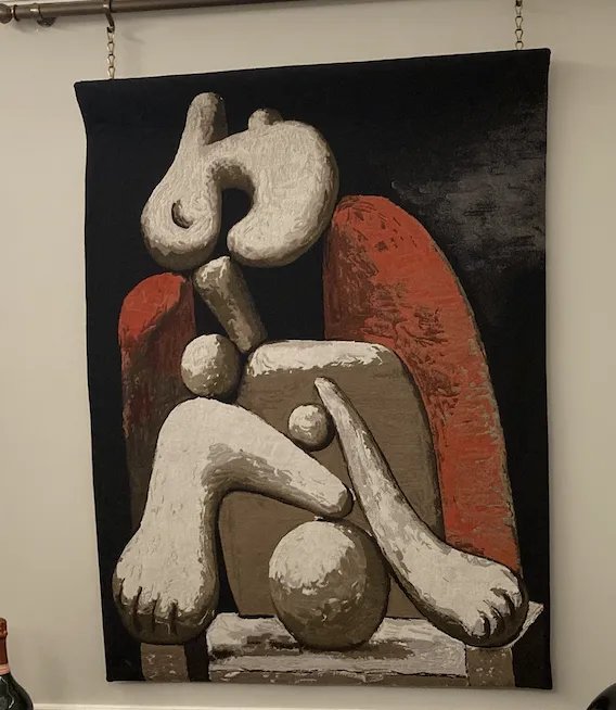Picasso Tapestry "Femme Au Fauteuil Rouge"