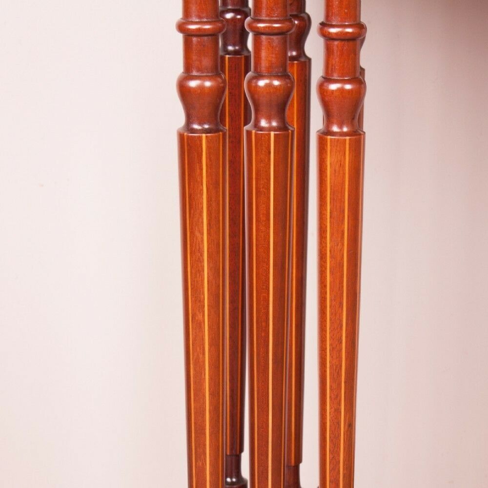 photo furniture Good Quality Inlaid Mahogany Nest Of Three Tables