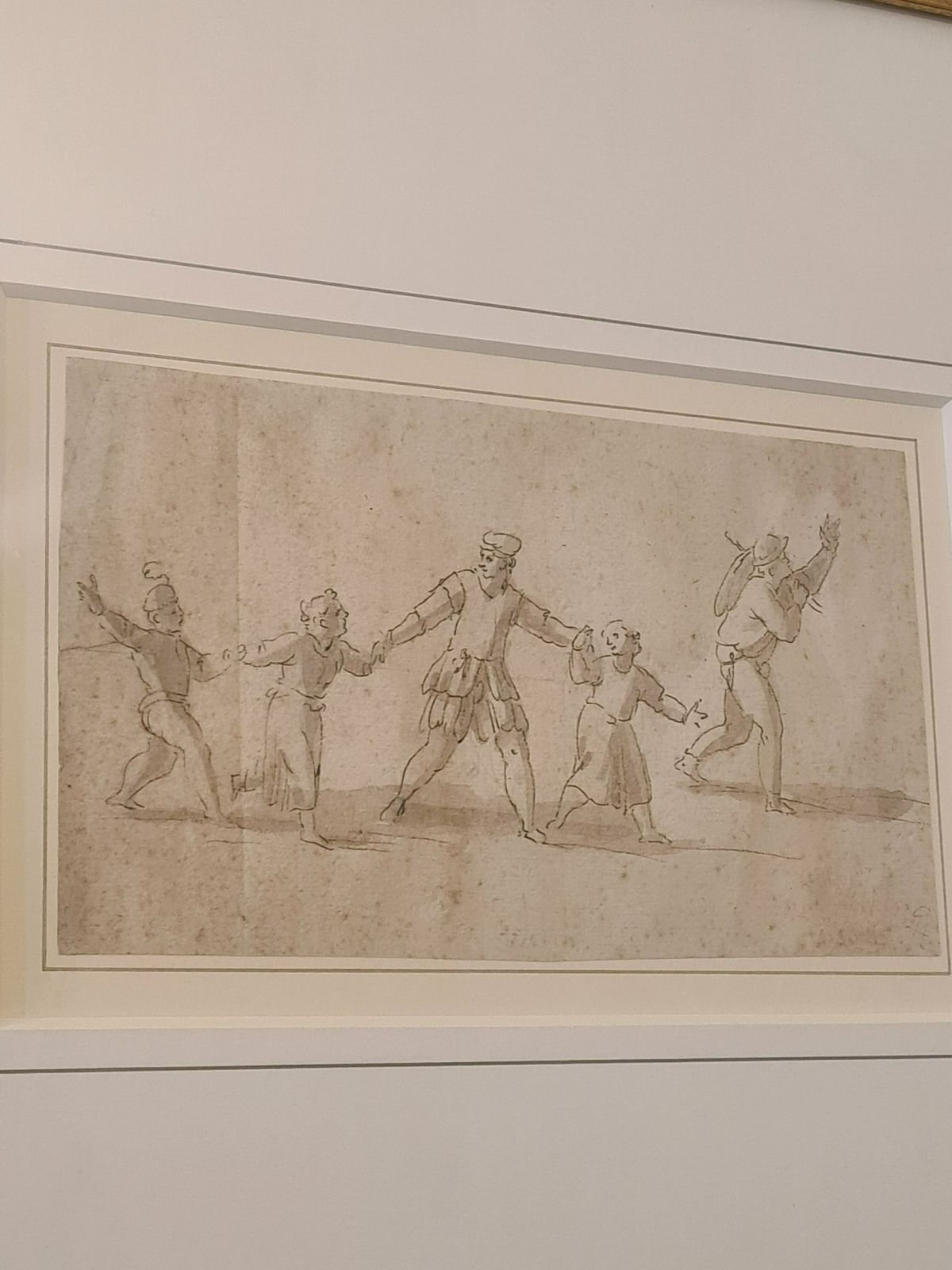 17th Century, Pen & Ink Wash Painting, Northern European School. photo Art