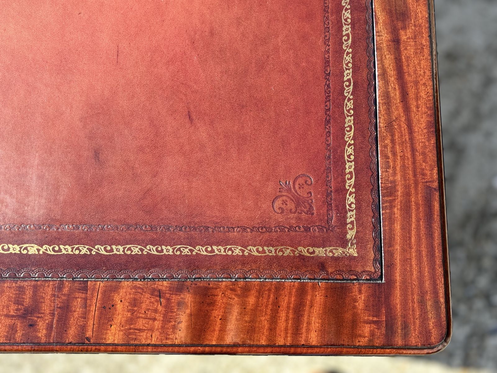 Stunning 19th Century Mahogany Partners Desk Stamped By Holland & Sons photo vinterior