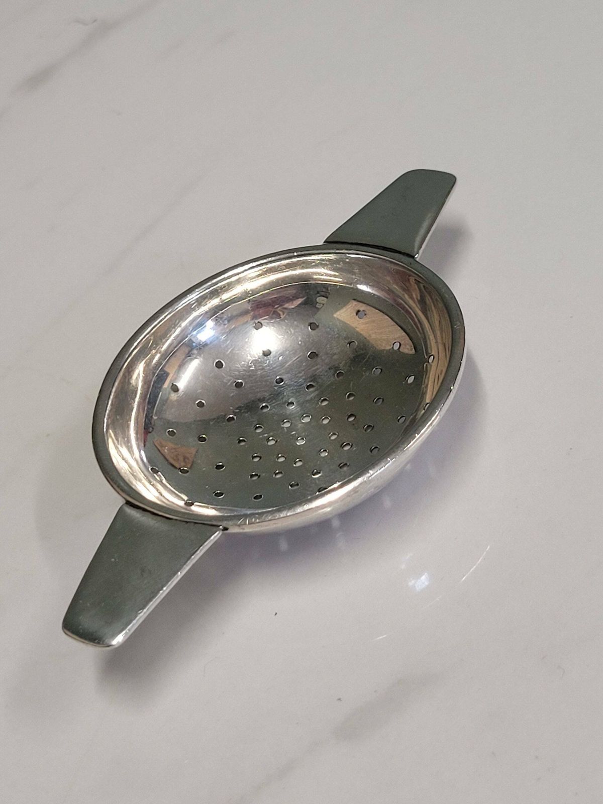 Vintage Birmingham Silver 1967 Elkington & Co Tea Strainer