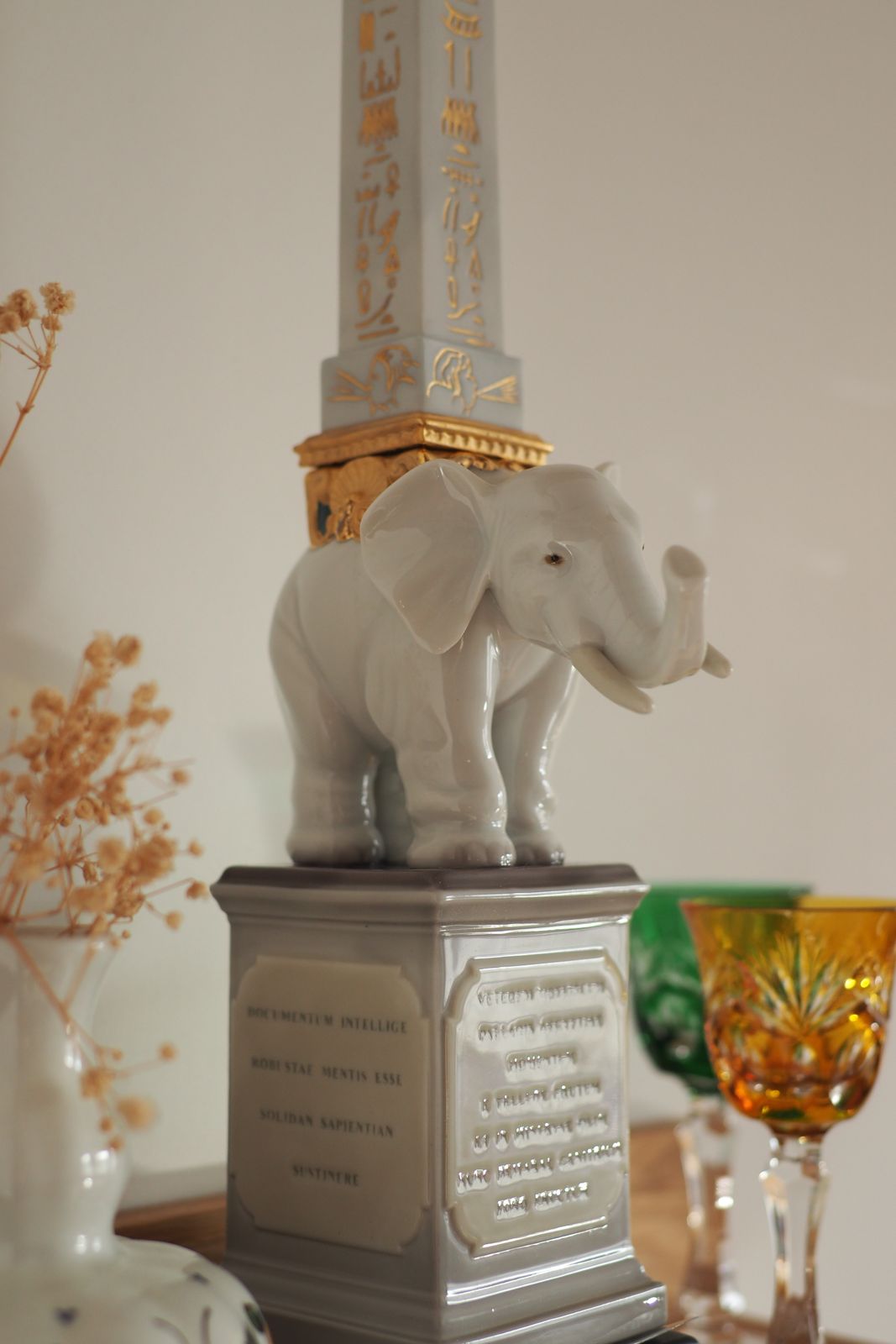 Lladro Pulcino Obelisk With Original Box And Certificate Homeware Porcelain | Retiring Product Line