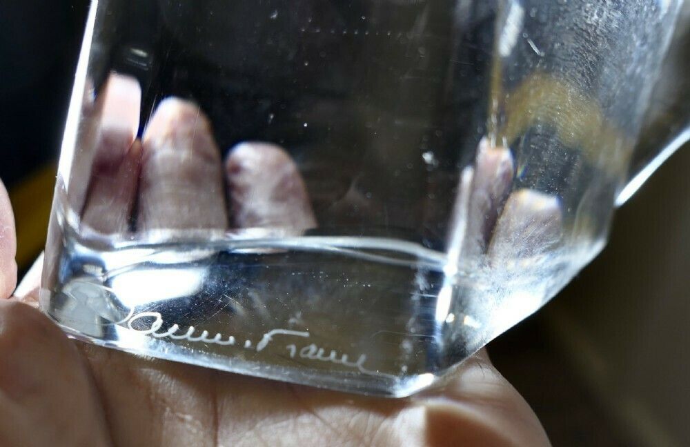 An Elegant Crystal Head Of A Horse Signed By Daum Of Nancy France photo buy