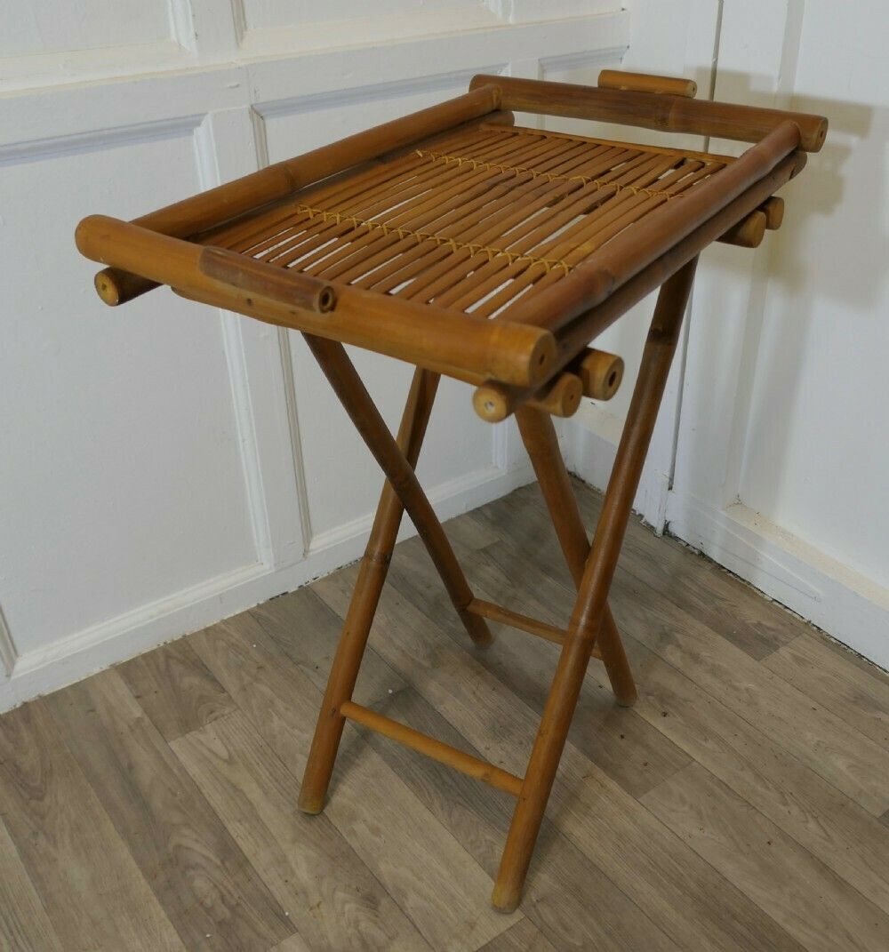 Chunky Bamboo Butlers Tray photo furniture