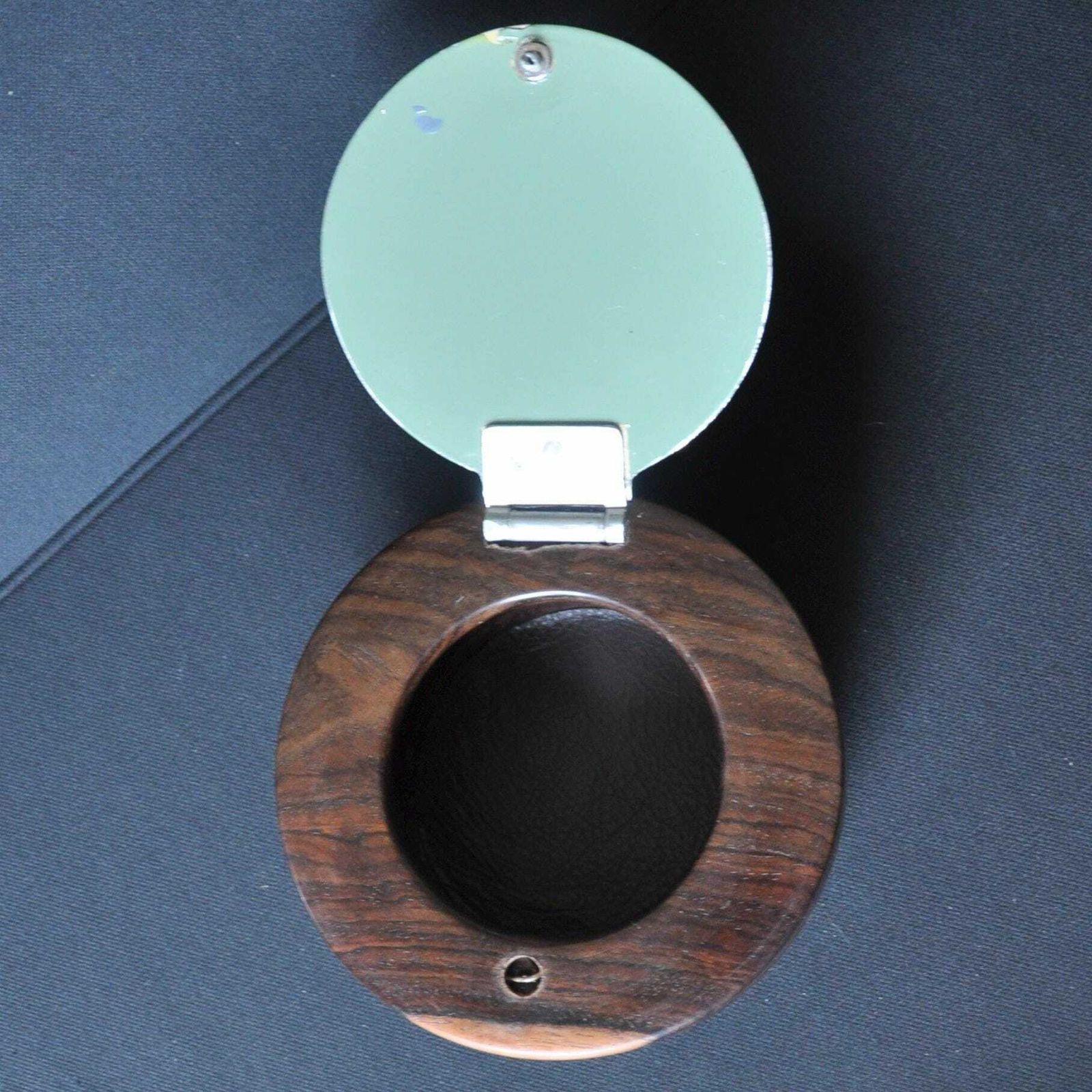 Raf Aircraft Hatch Mounted In Lead Wood Bowl photo Home Decor