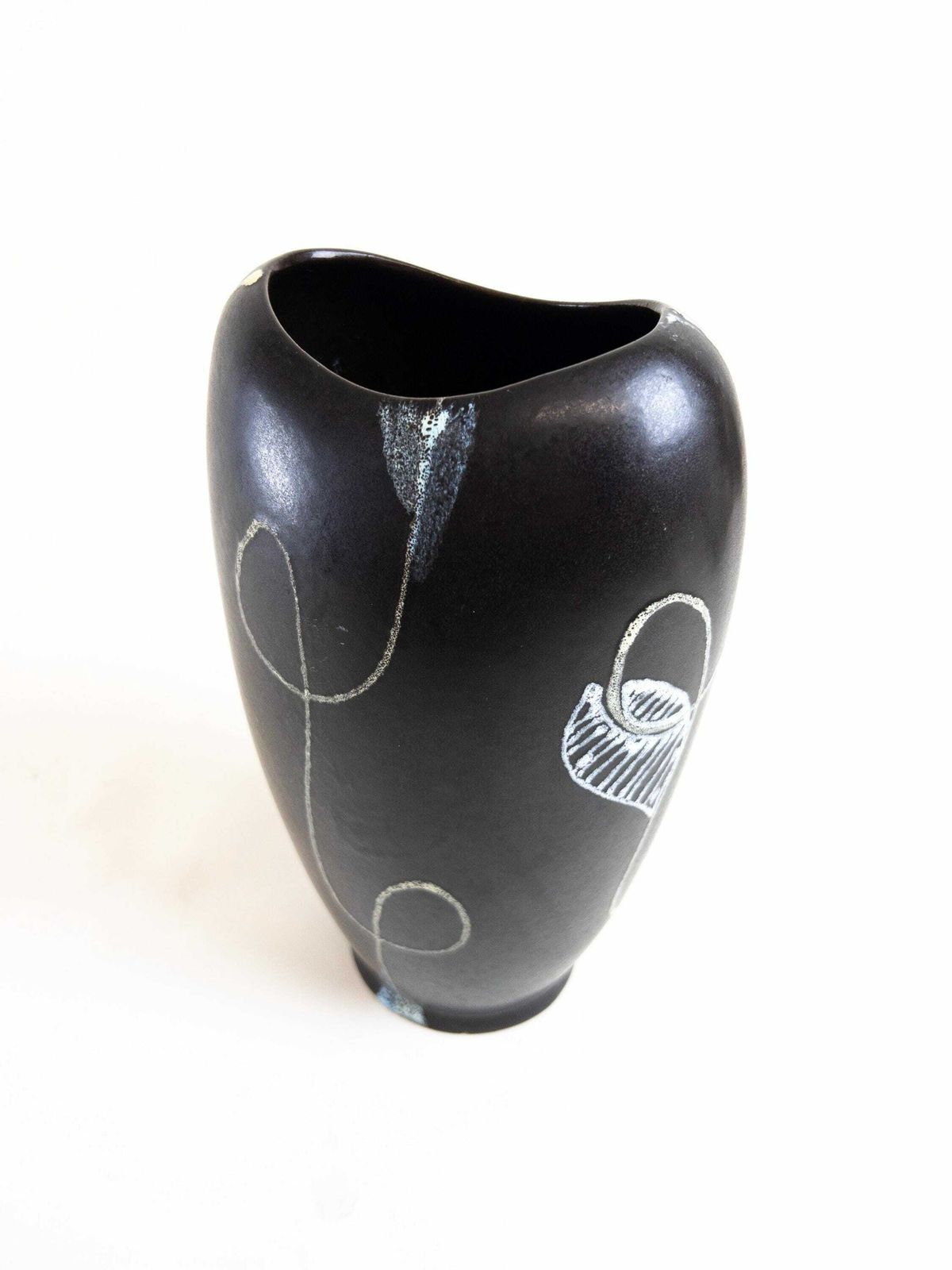 West German Pottery Vase By Carstens Tönnieshof   Brabant Decor From 1957   Form 547 25 photo 76.0