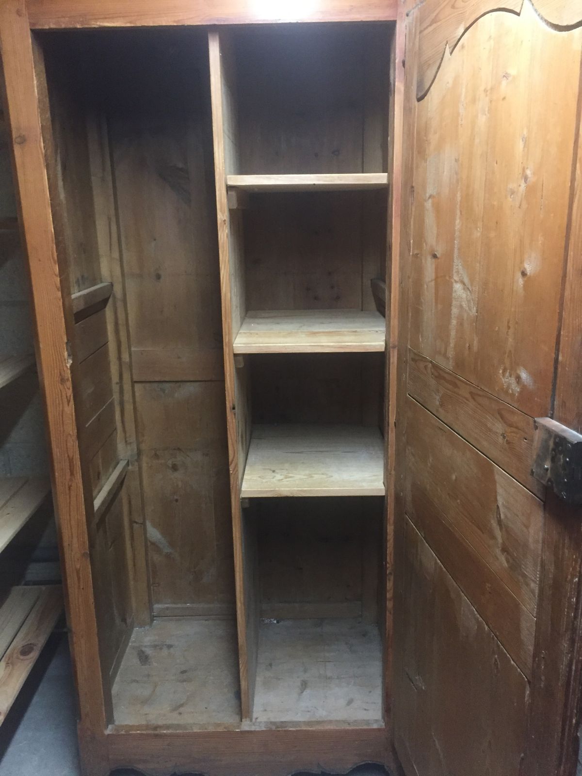 19th Century French Cherry Wood Armoire photo furniture