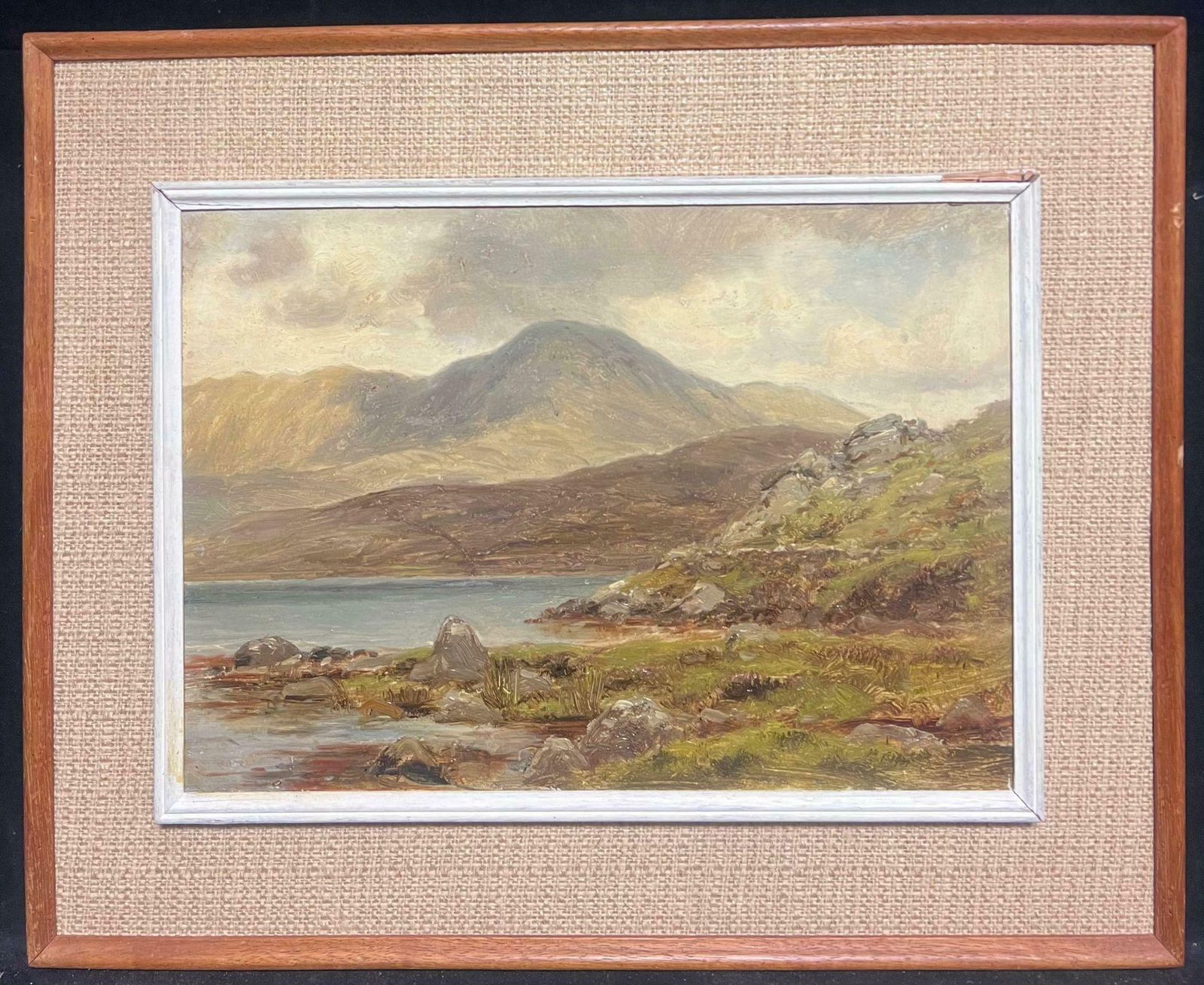 Alexander Williamskillary Bay Leenane Connemara Ireland Antique Oil Painting Lake Landscape