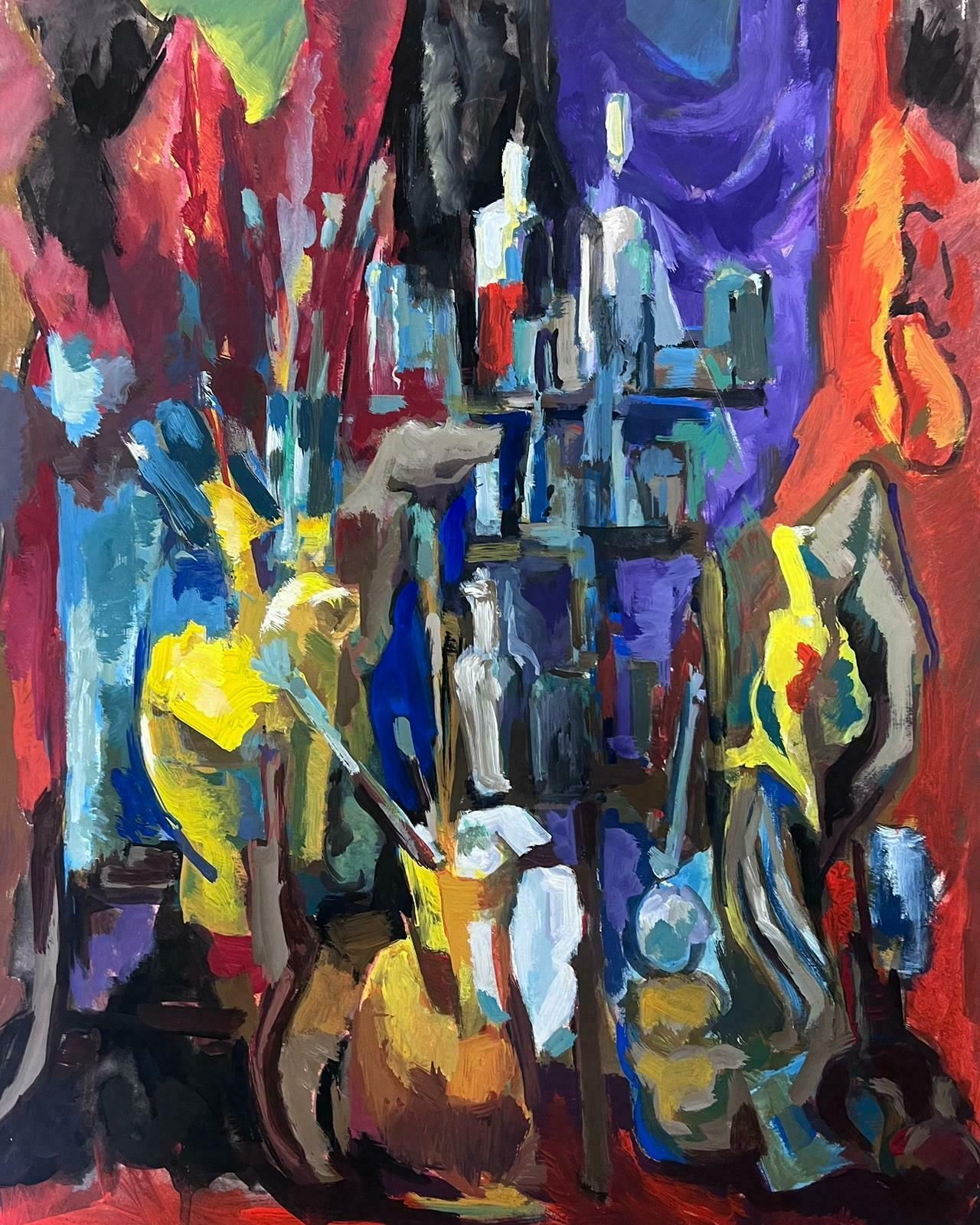 Guy Nicod French 20th Century Modernist Painting Artists Paint And Paint Tools Still Life