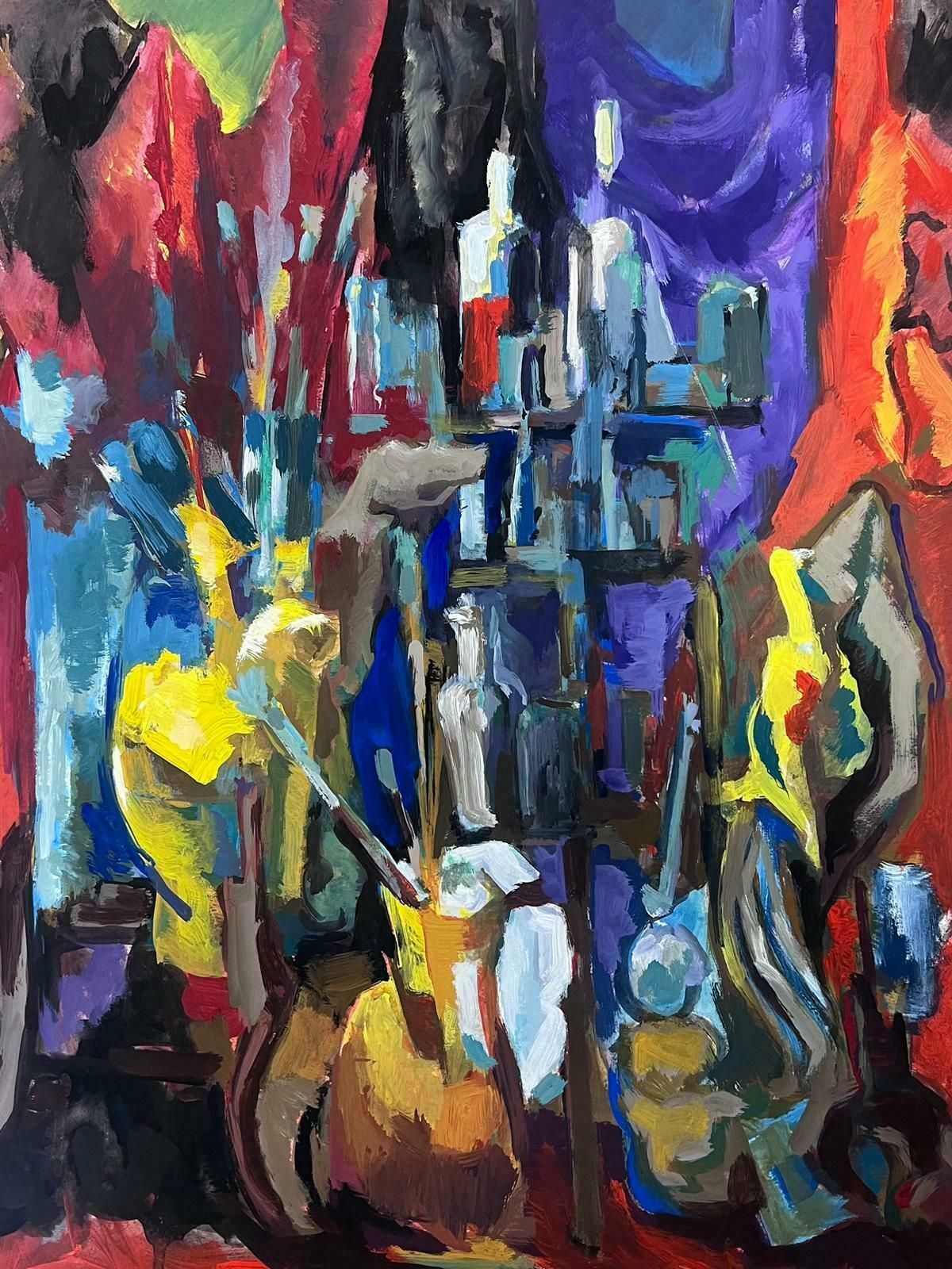 Guy Nicod French 20th Century Modernist Painting Artists Paint And Paint Tools Still Life photo vinterior