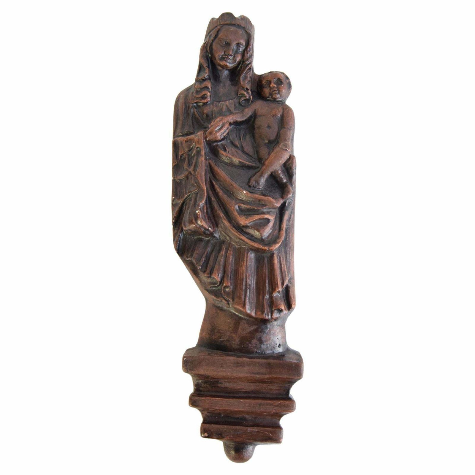 Wall Sculpture Of The Madonna And Child, Circa 1930