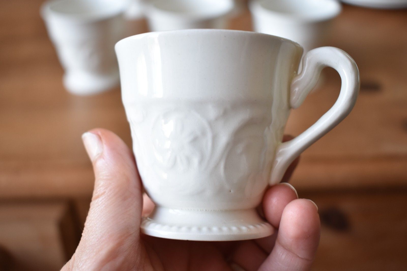 photo for sale Wedgwood Etruria & Barlaston 'Patrician' Cup & Saucer Set & Coffee Pot 21 Pieces