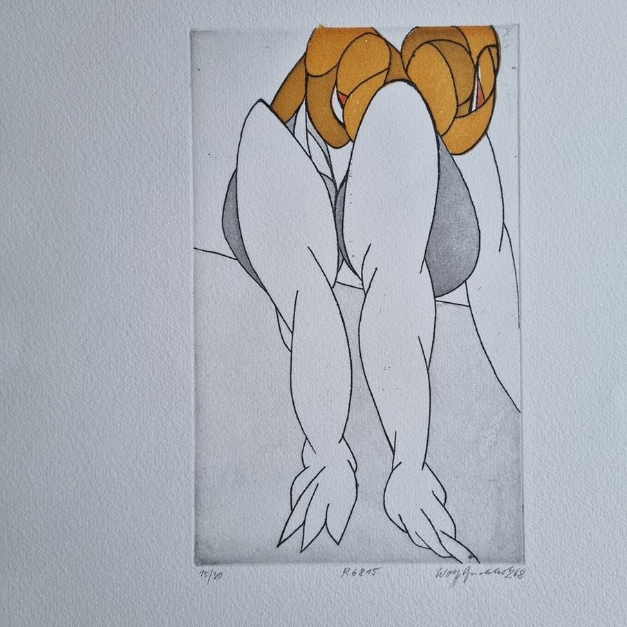 Wolff Buchholz   Tanz 1968 (Eight Etchings) German Mid Century Modern Art photo vinterior
