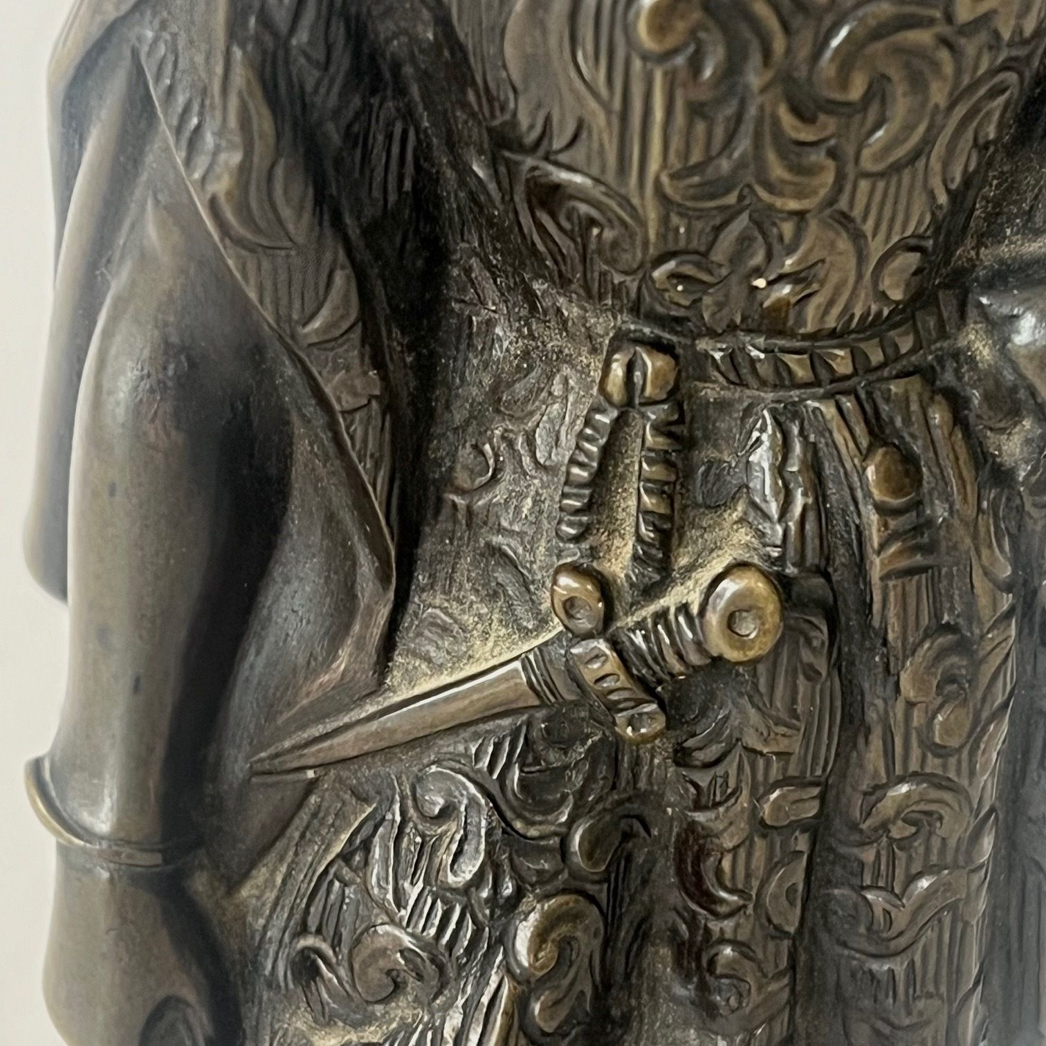 Victorian Bronze Figure, 1800s photo Home Decor