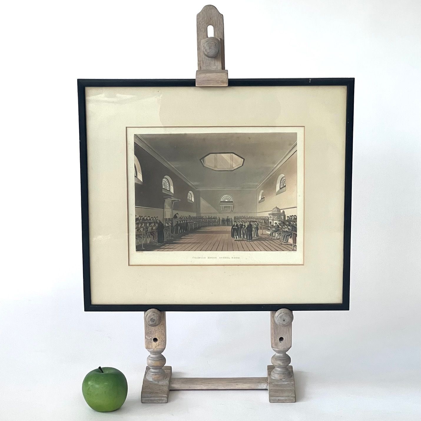 Aquatint Of Charter House, 1800s photo 75.0