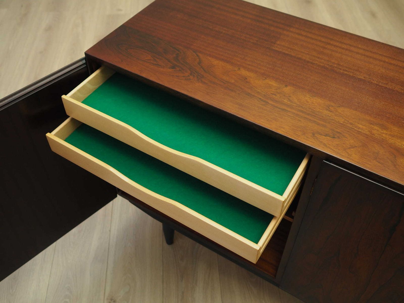 Furniture Vintage Sideboard, Danish Design, 1970s, Manufacturer: Omann Jun photo