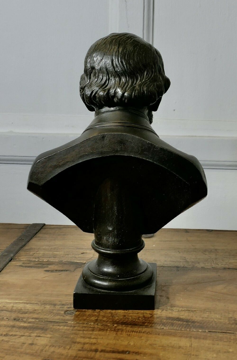Bronze Finish Spelter Bust William Ewart Gladstone Frs Fss photo for sale