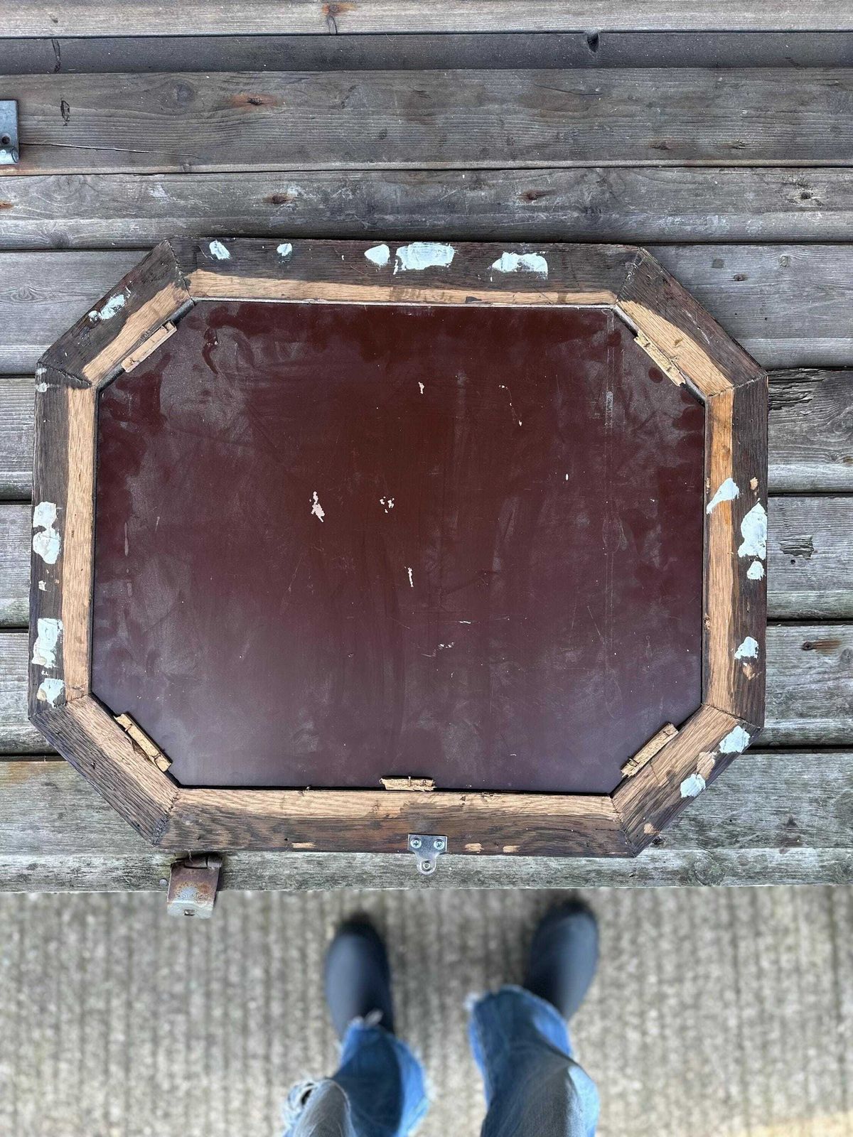 Wall Mirror 19th / Early 20th Century With Oak Frame Art And Craft Victorian photo buy