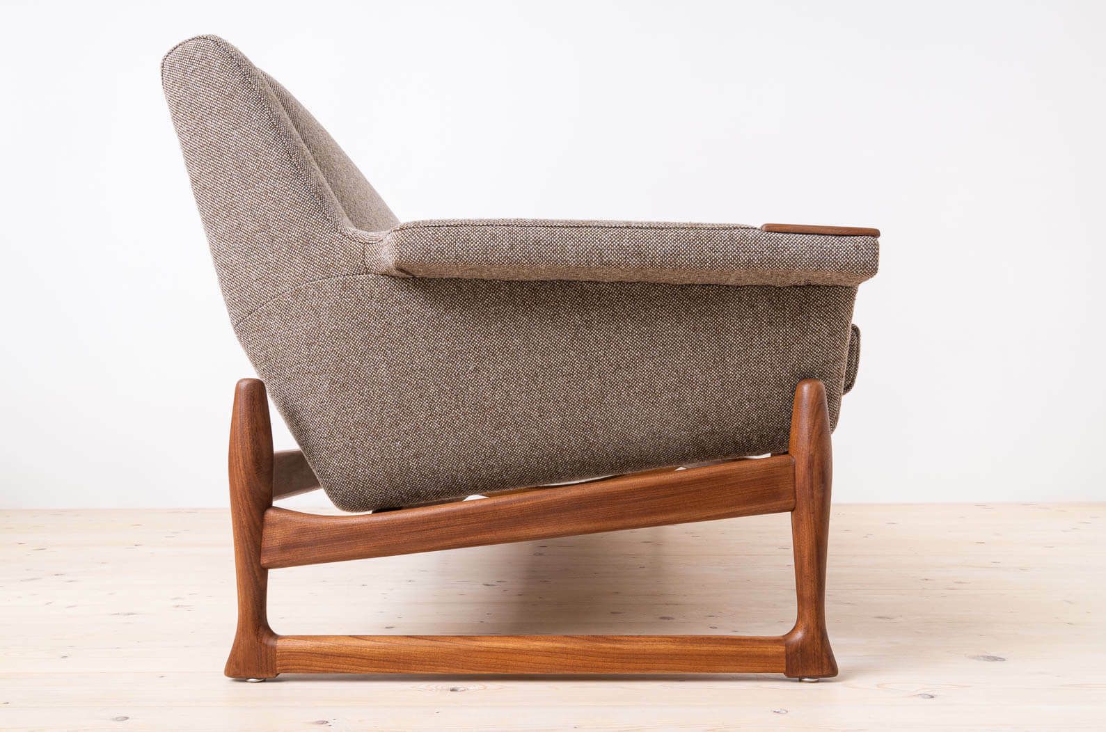 Johannes Andersen Sofa Excellent For Ab Trensums Fåtöljfabrik, Reupholstered In Kvadrat photo Furniture