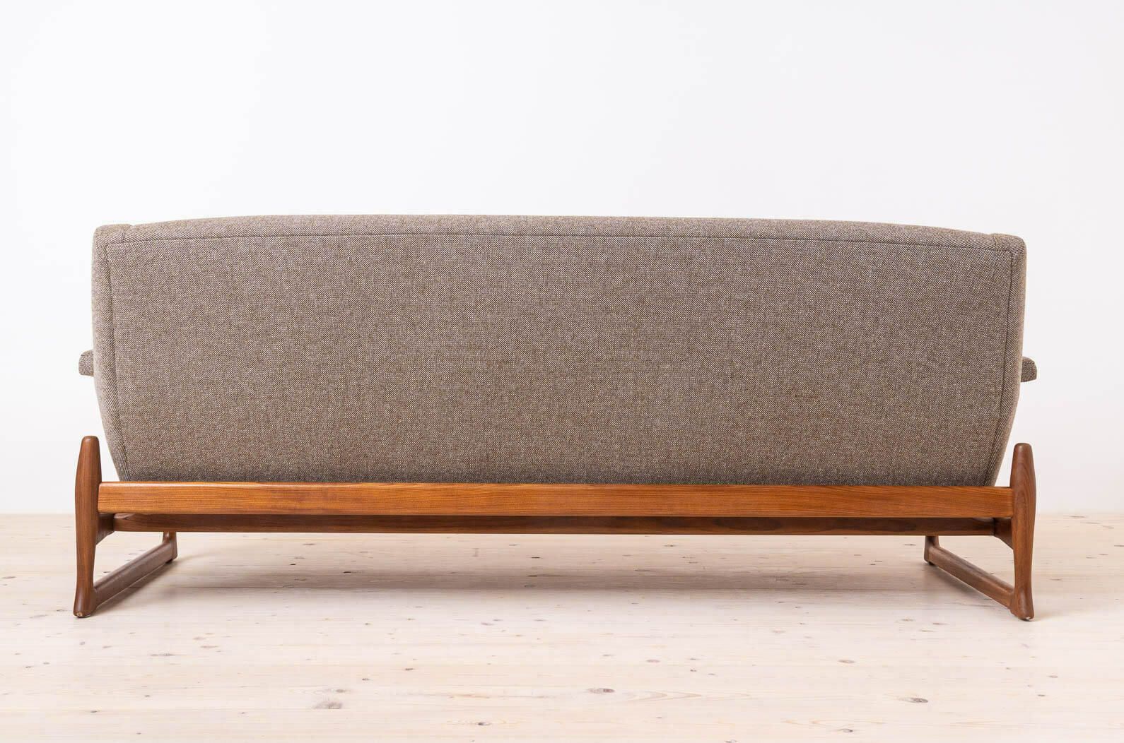 Johannes Andersen Sofa Excellent For Ab Trensums Fåtöljfabrik, Reupholstered In Kvadrat photo vinterior