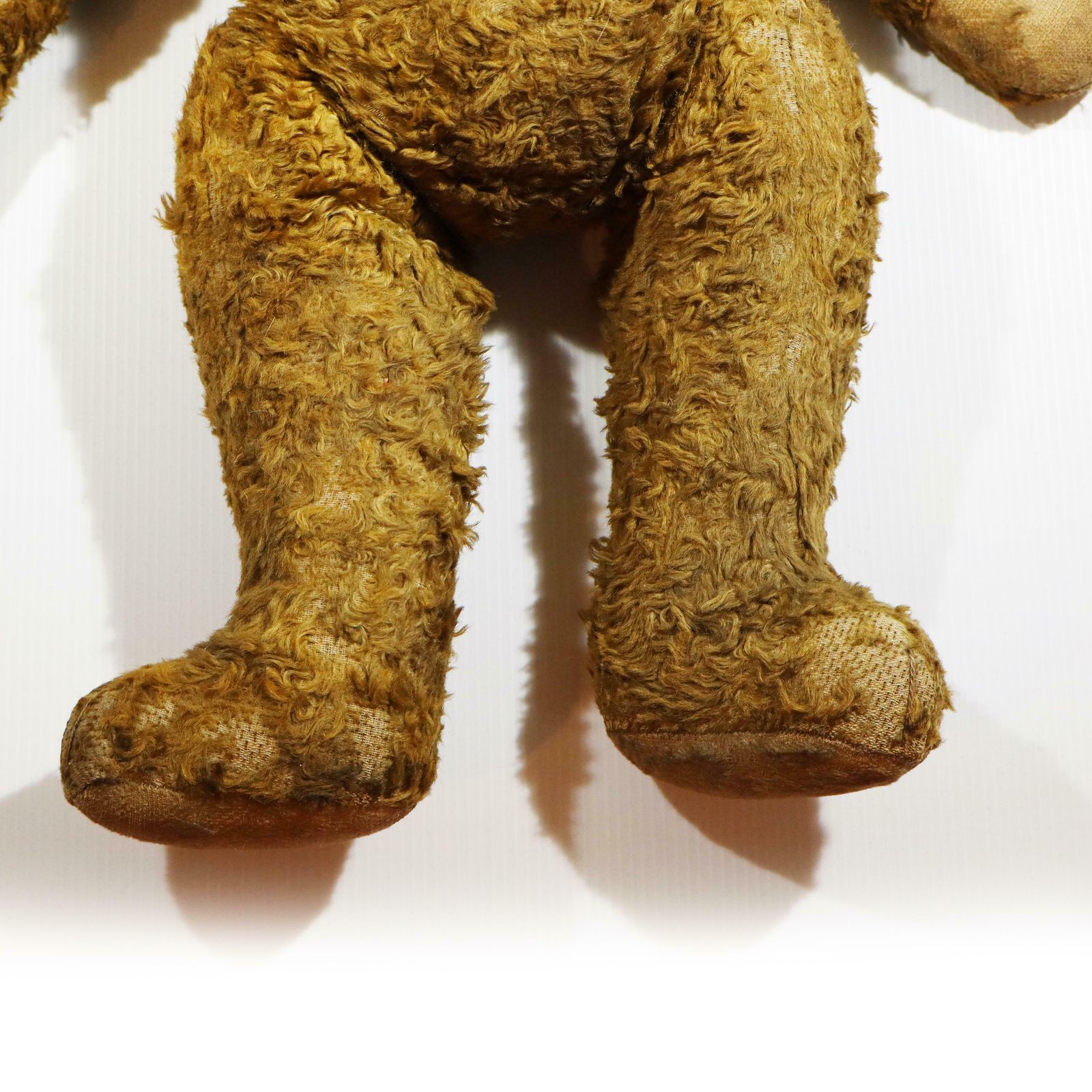 Antique French Teddy Bear Mohair Plush Toy With Glass Eyes photo buy