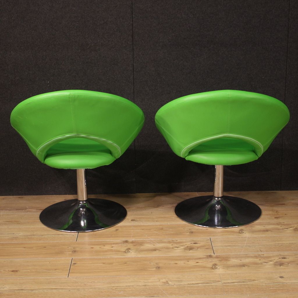 Pair Of Modern 80's Armchairs, 1980s photo for sale