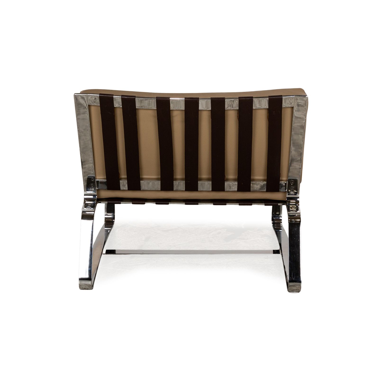 photo for sale Minotti Delaunay Leren Fauteuil Beige Vintage