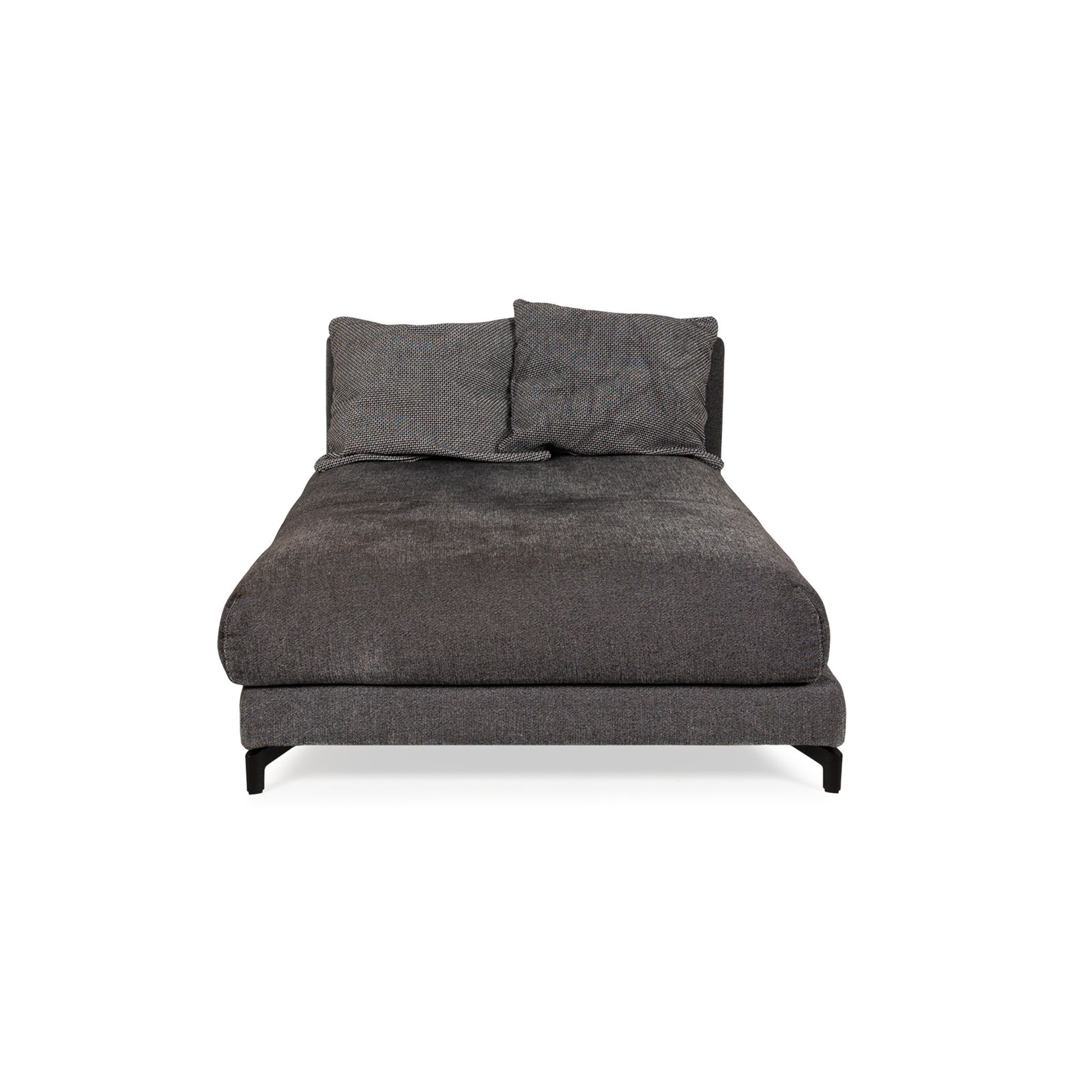 Rolf Benz Nuvola Fabric Lounger Grey Black Daybed photo buy
