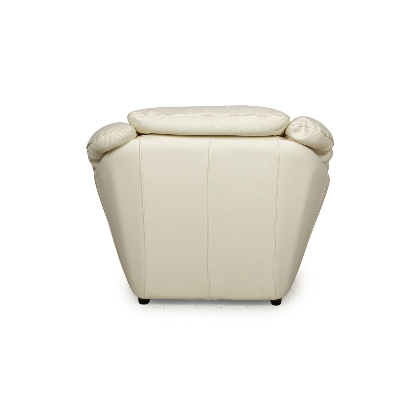 photo furniture Fauteuil Nieri en cuir crème