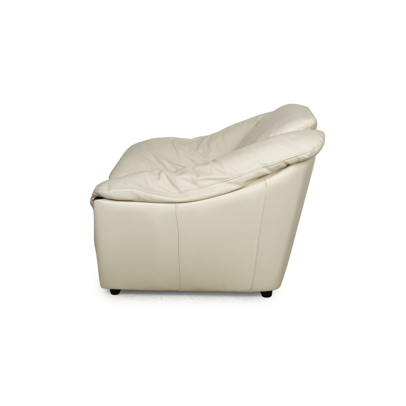 photo for sale Fauteuil Nieri en cuir crème