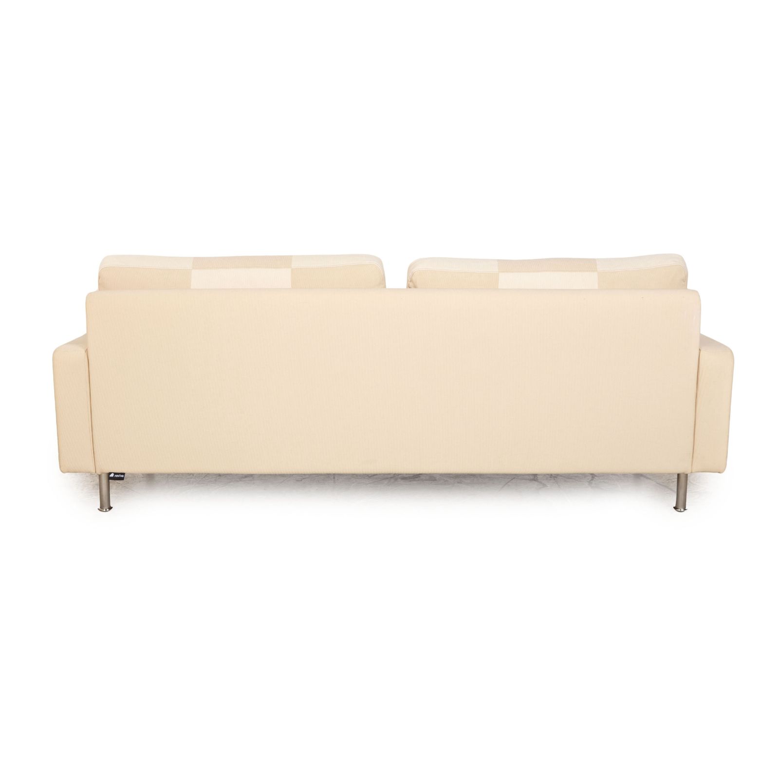 Cor Conseta Fabric Two Seater Cream Beige Sofa photo vintage
