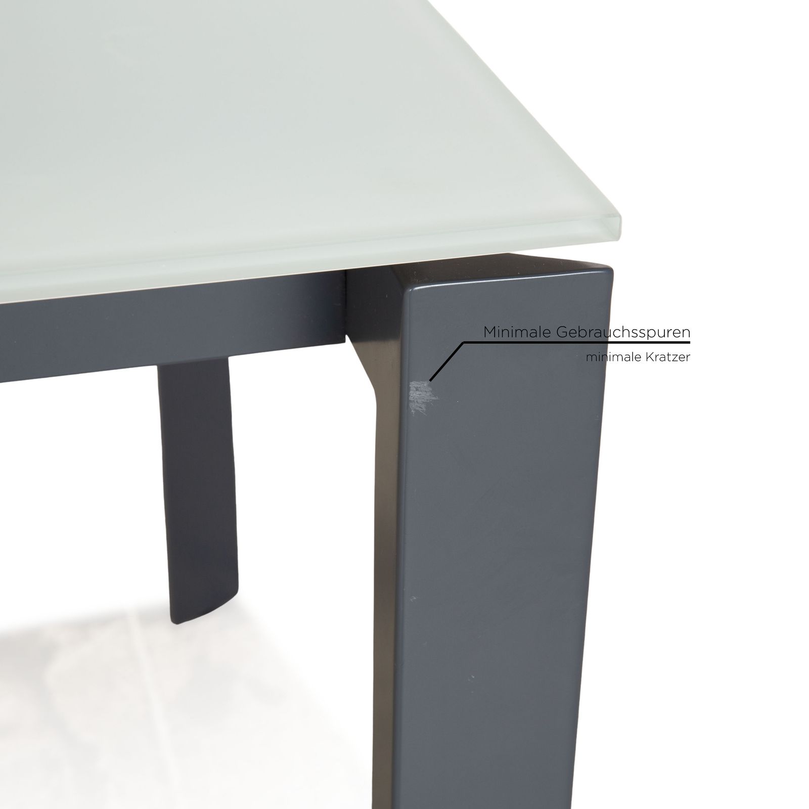 Table à manger Bonaldo Twice en verre blanc mat, extensible 180/225/270 x 76 x 90 cm photo vinterior
