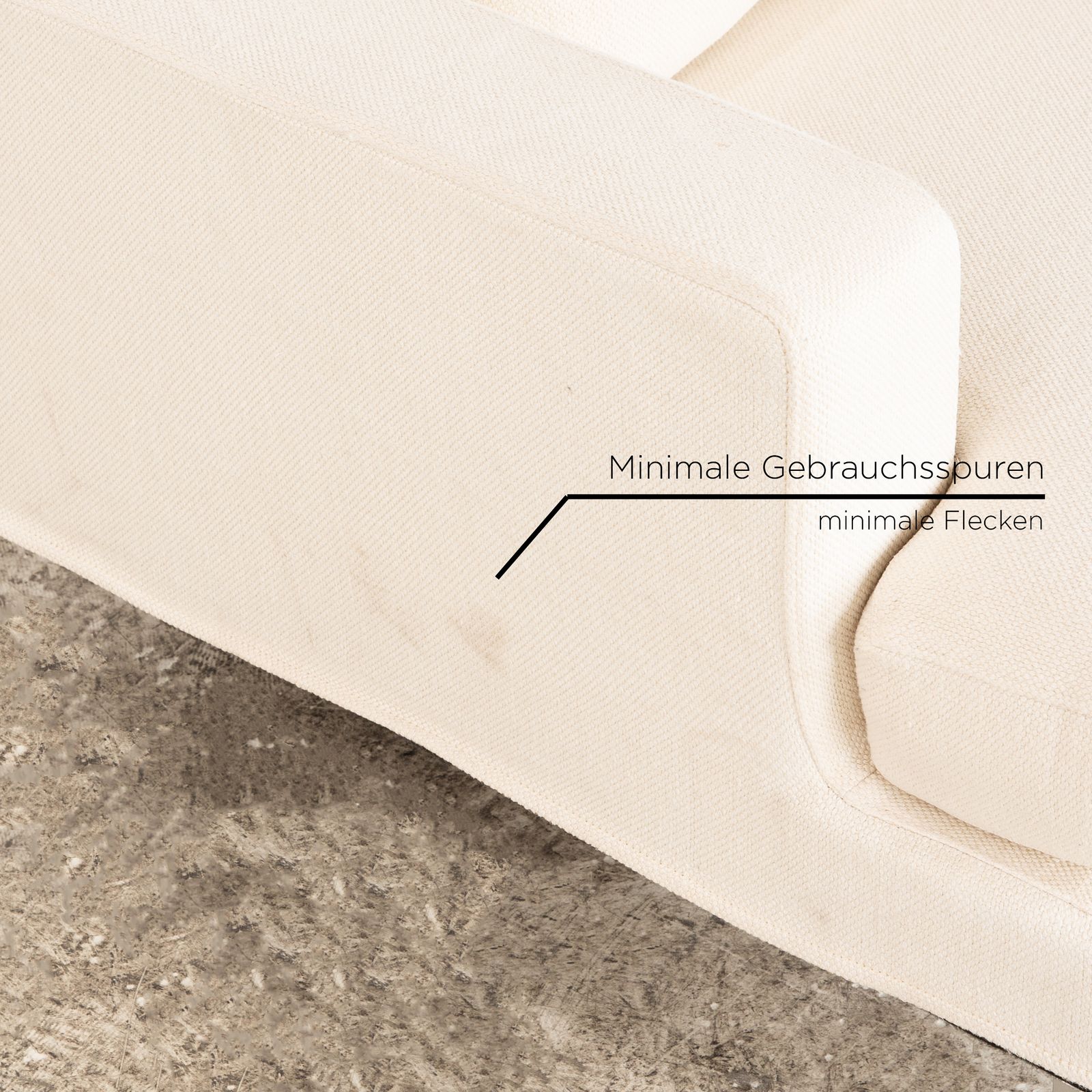 Fauteuil Fsm Clarus en tissu crème, fonction manuelle photo for sale