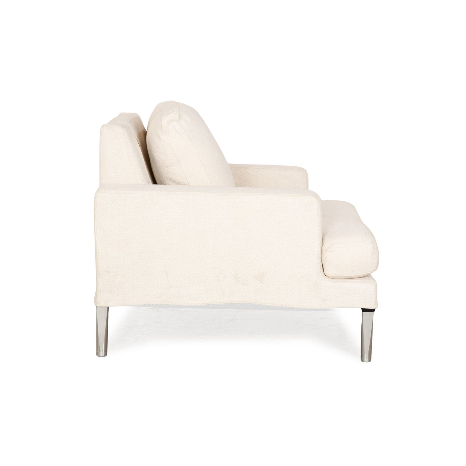 Fauteuil Fsm Clarus en tissu crème, fonction manuelle photo vinterior