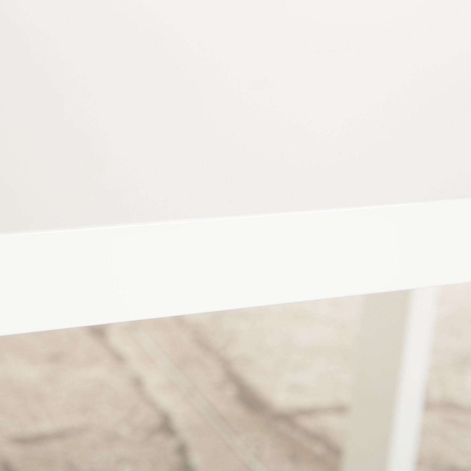 Table à manger Cappellini Gamma en bois blanc, par Jasper Morrison 209 x 89 x 75 cm photo for sale