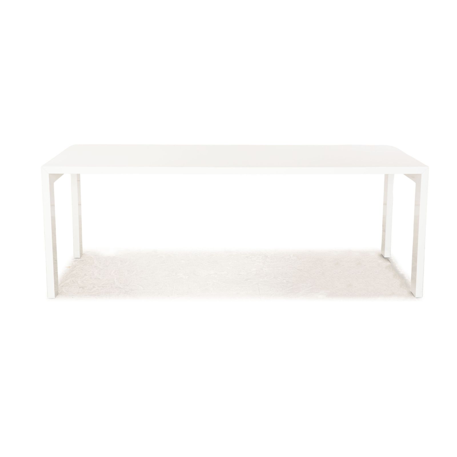 Table à manger Cappellini Gamma en bois blanc, par Jasper Morrison 209 x 89 x 75 cm photo vintage