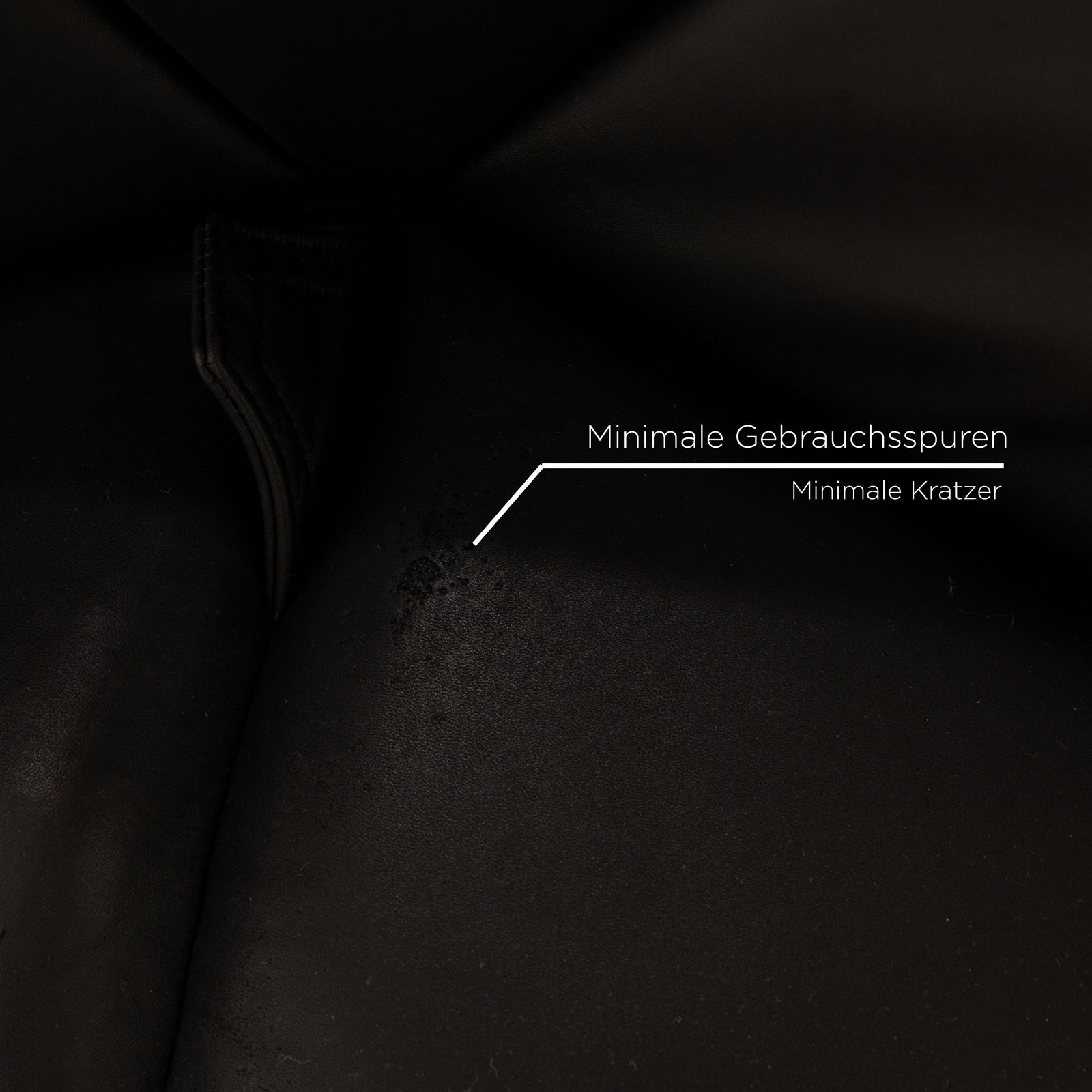 Freifrau Marie Fabric Armchair Black Grey Bean Chair photo 2447.0