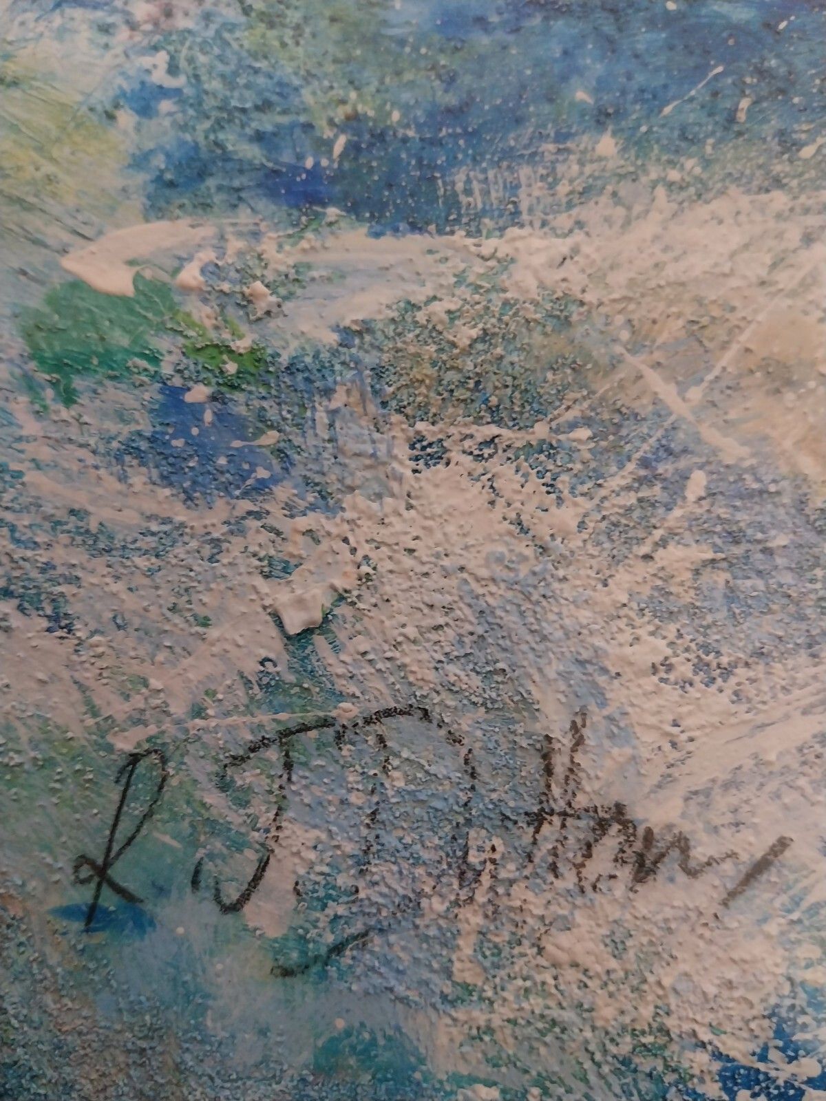 Original Mixed Media Seascape Robert J Dutton Beach Seas Yorkshire Coast  Ooak photo buy
